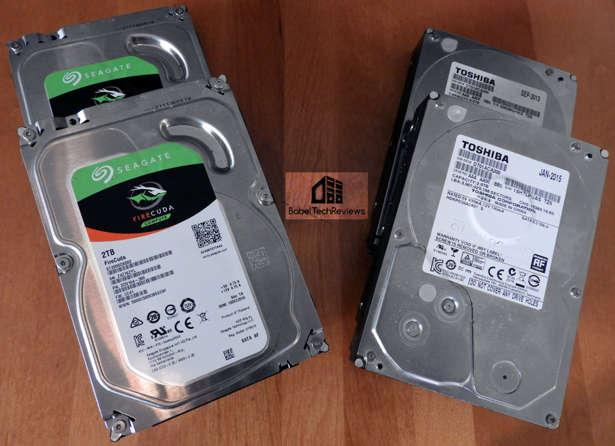 SSHD HDD - 2TB FireCuda vs. 2TB Toshiba HDD -