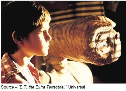 “I don't think he was left here intentionally, but his being here is a miracle, Elliot. It's a miracle and you did the best that anybody could do. I'm glad he met you first.” – E.T. the Extra Terrestrial,” Universal, 1982