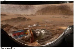 Mars Challenge – Fox’s The Martian: VR Experience is one of the first commercial immersive experiences people can have in the new form of storytelling. The 20-minute film gives you a “real life” feel of working, walking and surviving on Mars, flipping switches, guiding the rover and “knowing” your survival depended on how well you worked in the hostile environment. 