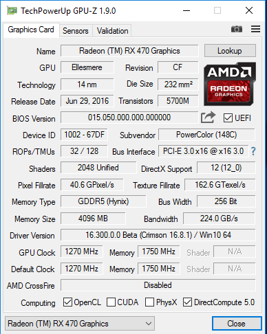 GPU Z-new BIOS
