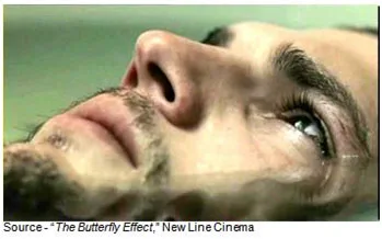 “Let's just say you're being closely watched.” – Evan at 7, “The Butterfly Effect,” New Line Cinema, 2004