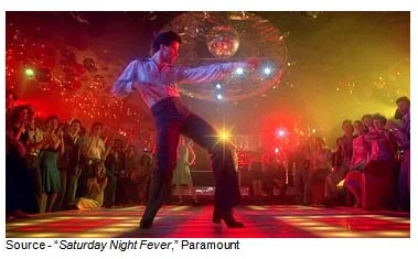 “Look, tonight is the future, and I am planning for it! There's this shirt I gotta buy, a beautiful shirt.” – Tony Manero, “Saturday Night Fever,” Paramount, 1977