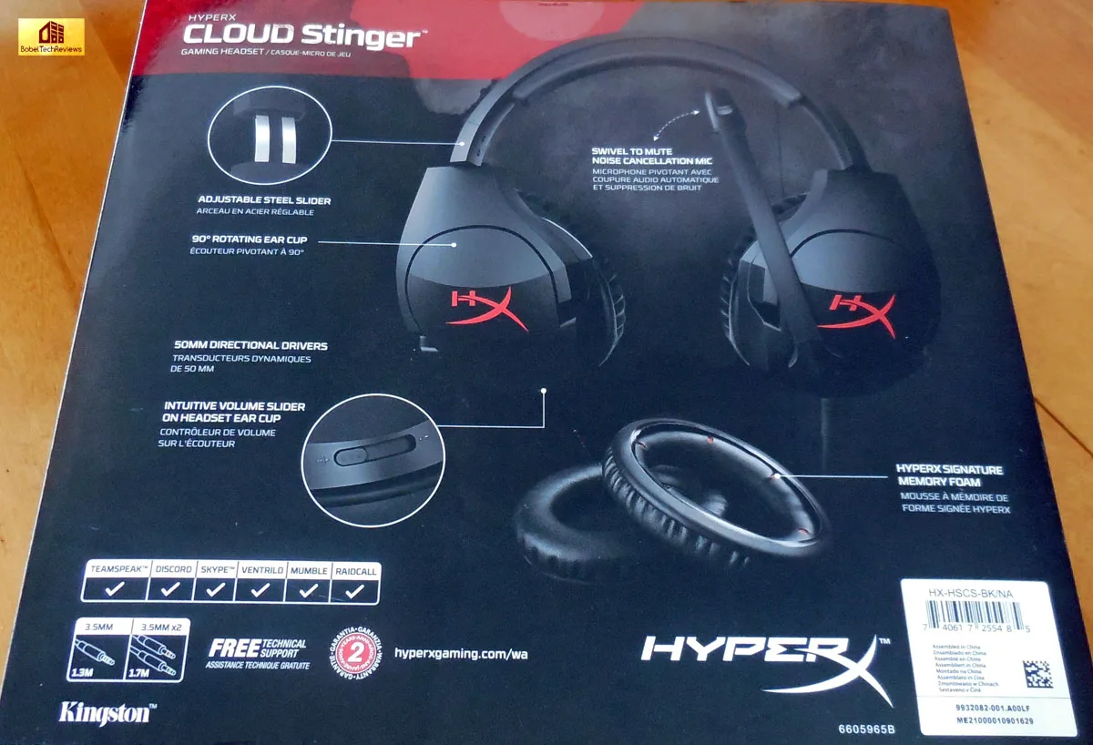 Hyperx cloud stinger sound is online low