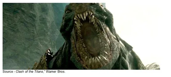 “Release the Kraken!” – Zeus, “Clash of the Titans,” Warner Bros., 2010