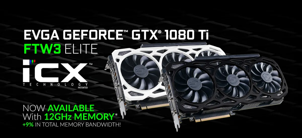 EVGA announces GeForce GTX 1080 Ti FTW3 ELITE with 12GHz memory