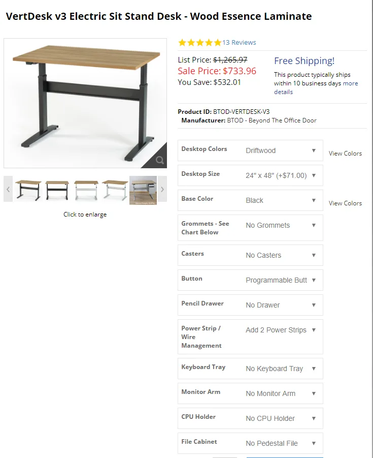 Vertdesk v3 sit on sale to stand desk