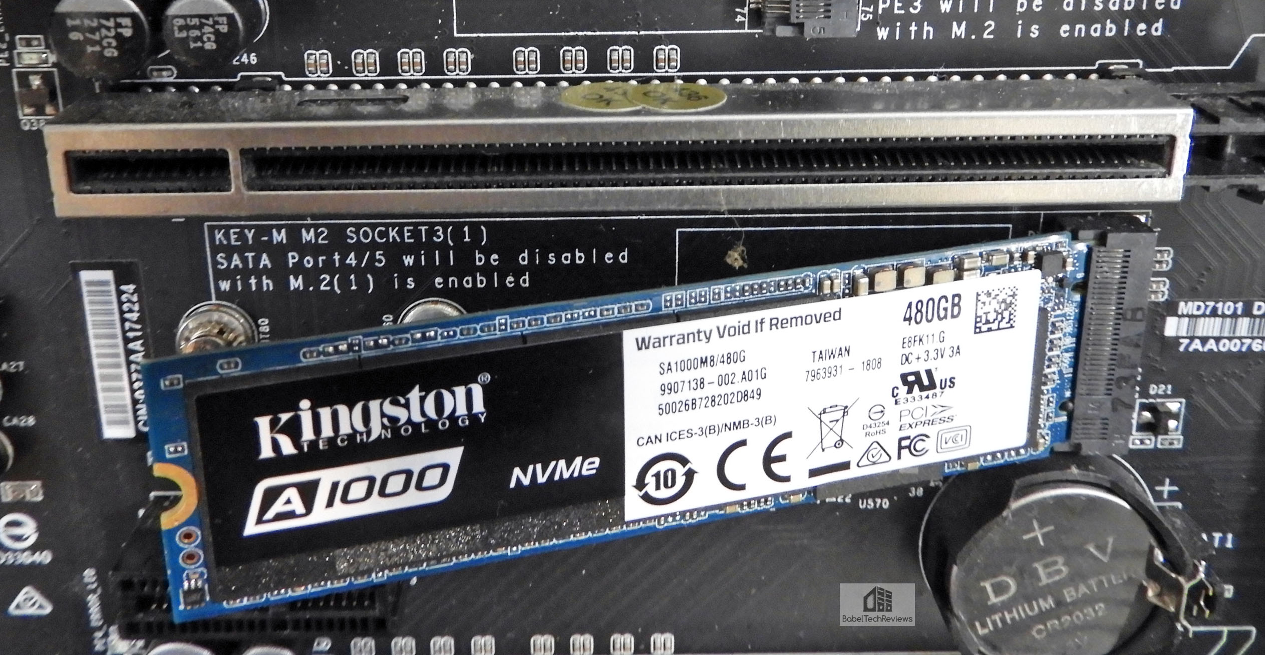 The Kingston A1000 NVMe 480 GB SSD review