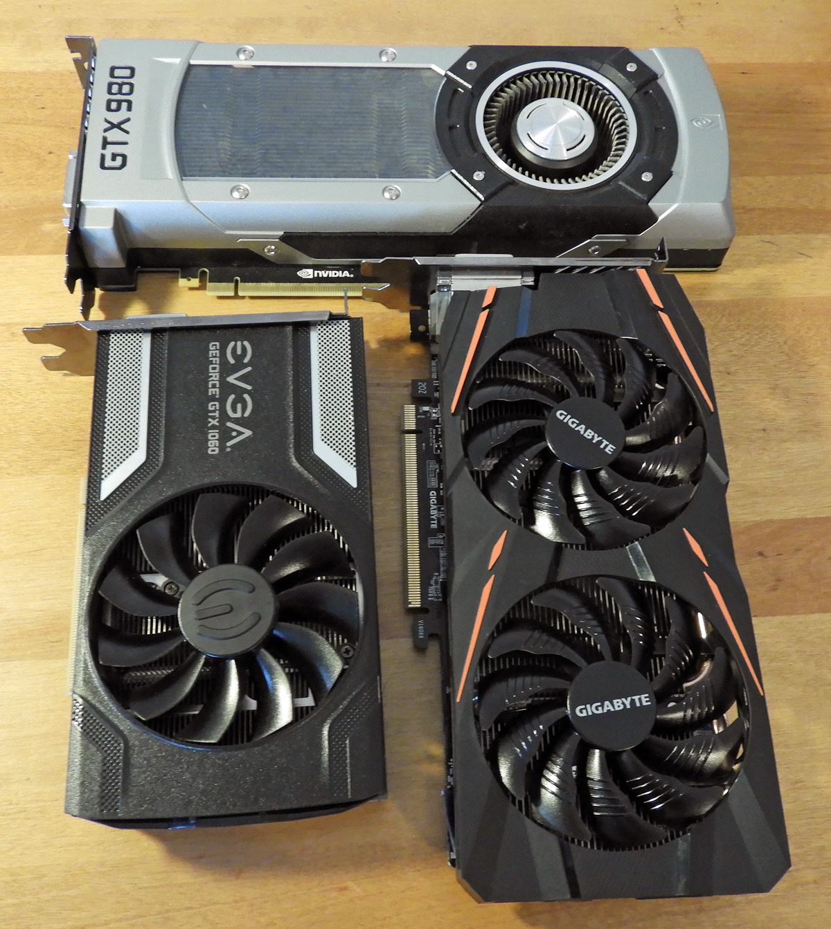 The Retro - the RX 580-8 GB vs. the GTX 980-4GB vs. the GTX 1060-6 GB