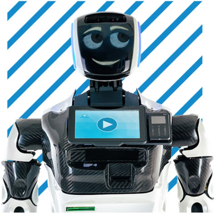 Promobot robot killed by a self-driving Tesla car at CES 2019 ...