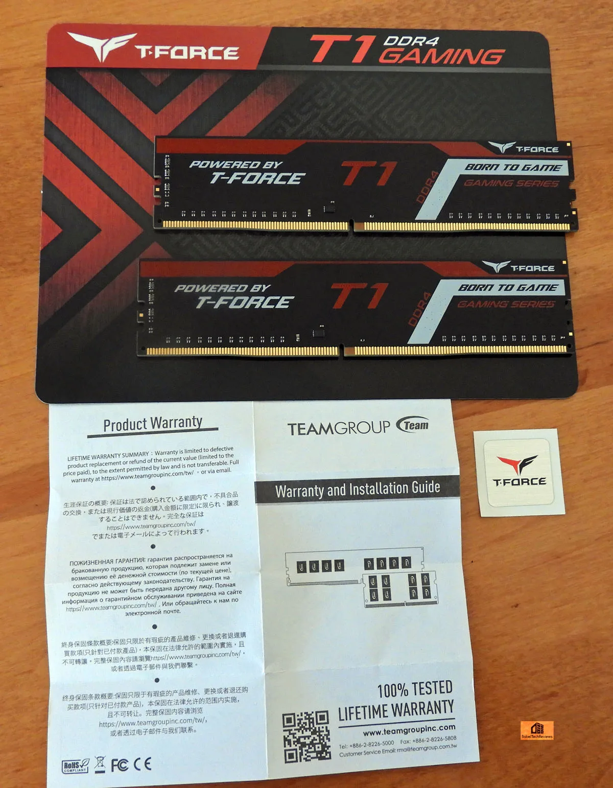 TeamGroup T-Force T1 Gaming DDR4-2666 Memory Review