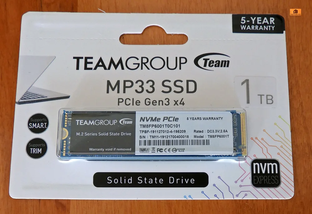 MP33 M.2 PCIe SSD 512GB
