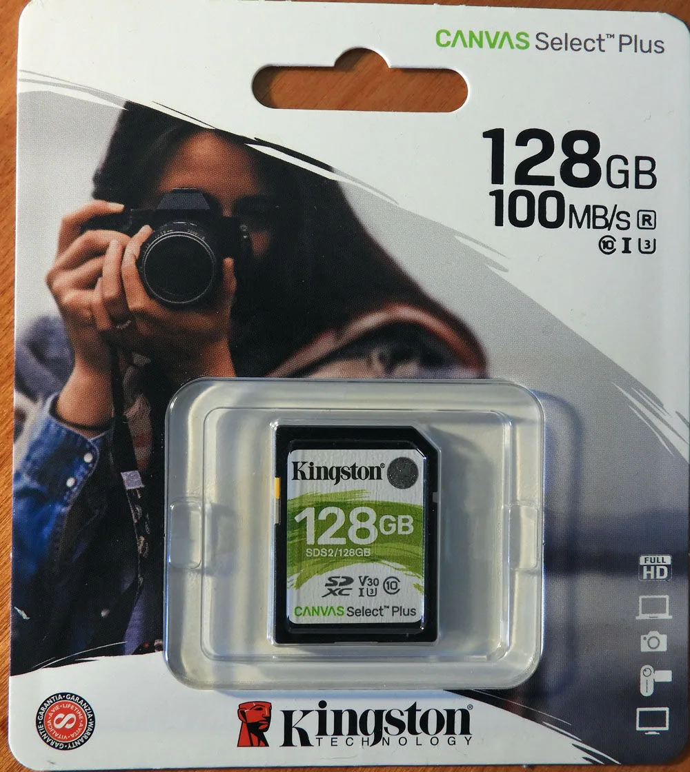 Kingston 256GB Canvas Select Plus UHS-I microSDXC Memory Card