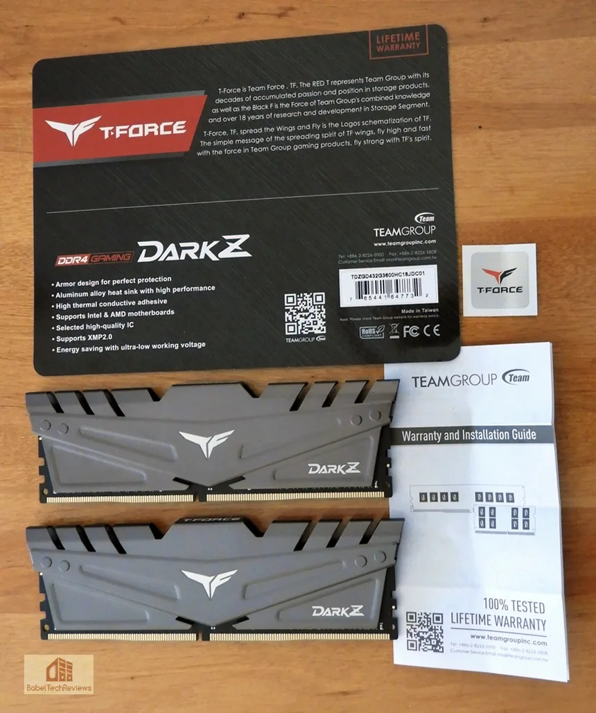 TeamGroup T-FORCE Dark Z DDR4 3600 MHz Memory Review - Modders Inc