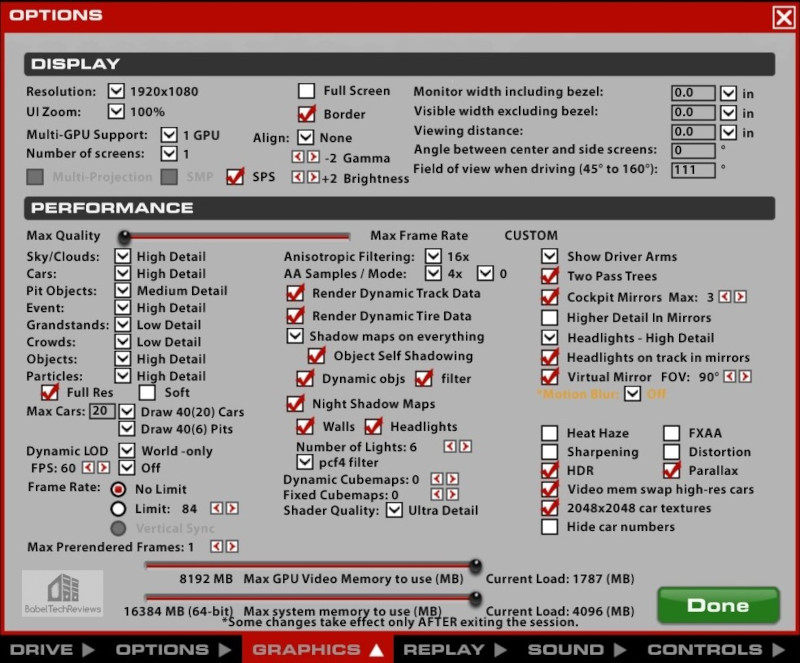 oculus rift s iracing settings