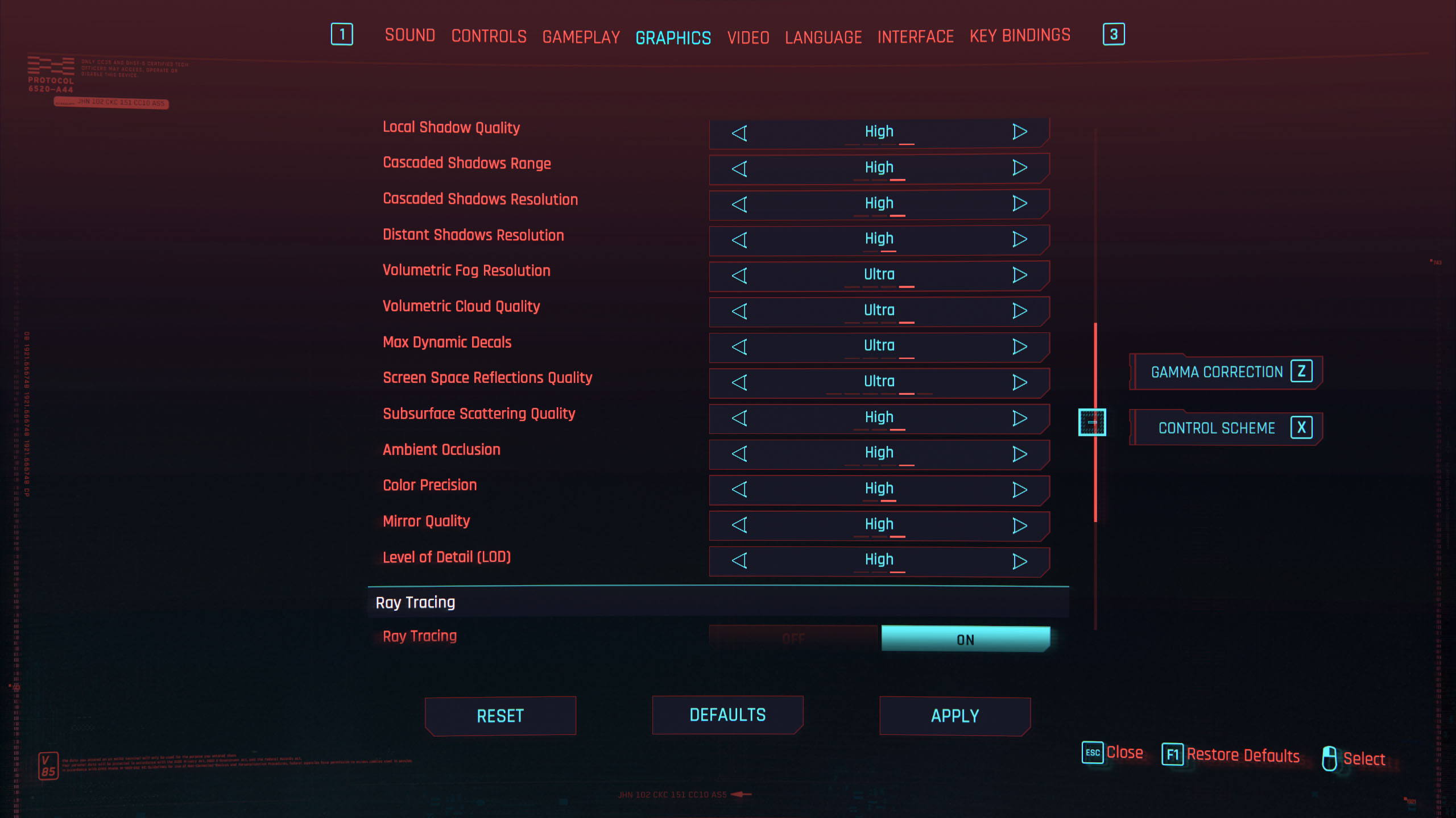 Cyberpunk settings menu фото 39