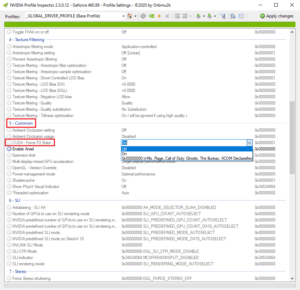 NVIDIA CUDA - Force P2 State feature & Nvidia Profile Inspector