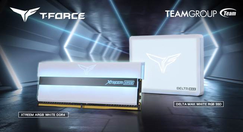 TEAMGROUP Launches XTREEM ARGB White Gaming Memory & DELTA MAX White RGB SSD