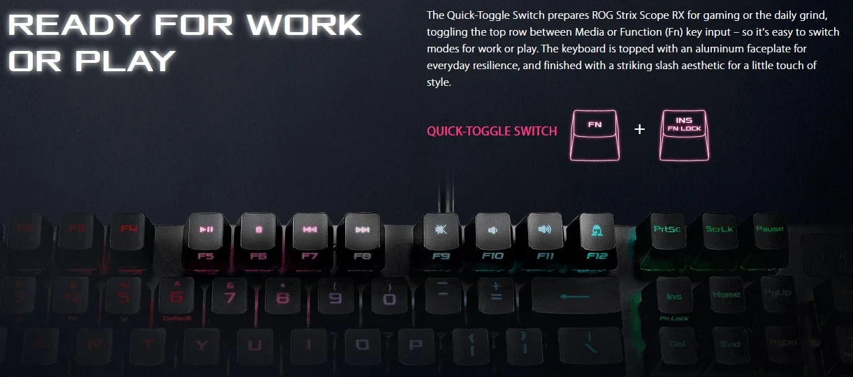 ASUS ROG Strix Scope RX Mechanical Keyboard Review – BabelTechReviews