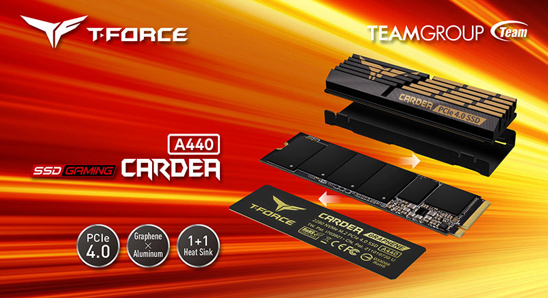 TeamGroup Launches T-FORCE CARDEA A440 PCIe 4.0 SSD With Industry-Leading Specifications