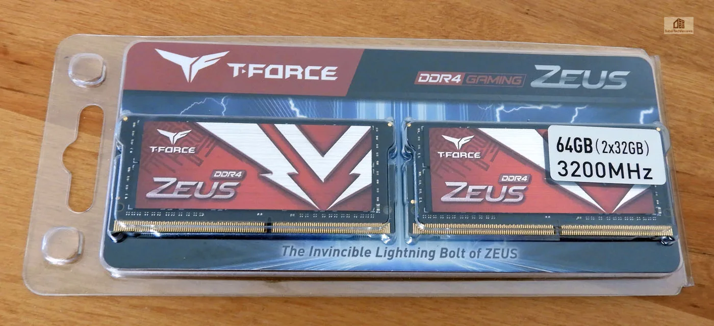 64GB T-FORCE ZEUS 3200MHz SO-DIMM DDR4 – Turning a basic notebook