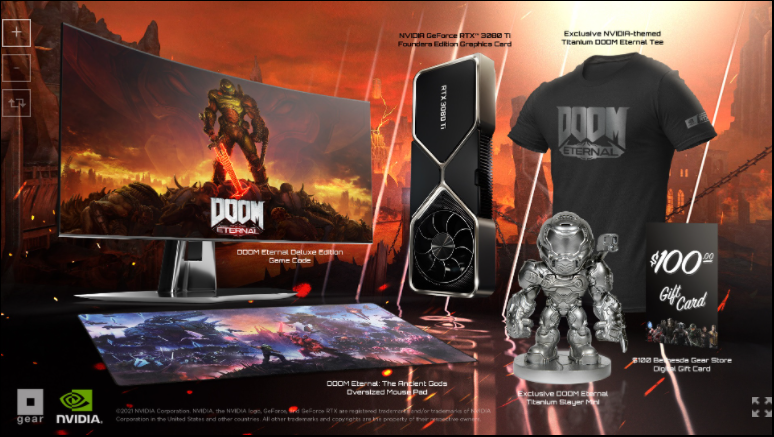 ‘DOOM Eternal’ RTX 3080 Ti Limited Edition Demon Slayer Bundle Available Now