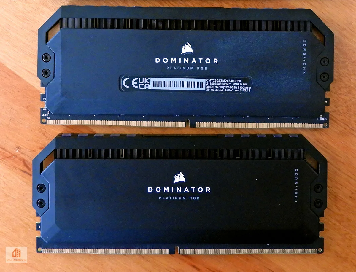 CORSAIR DOMINATOR PLATINUM RGB DDR5-6400MHz Kit Launched