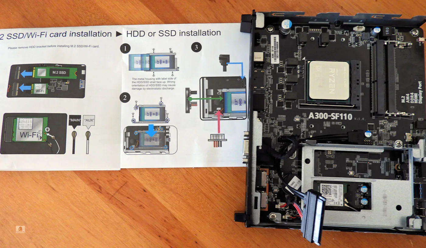 LIVA One A300 AMD Socket AM4 Mini PC Barebone Review - PC Perspective