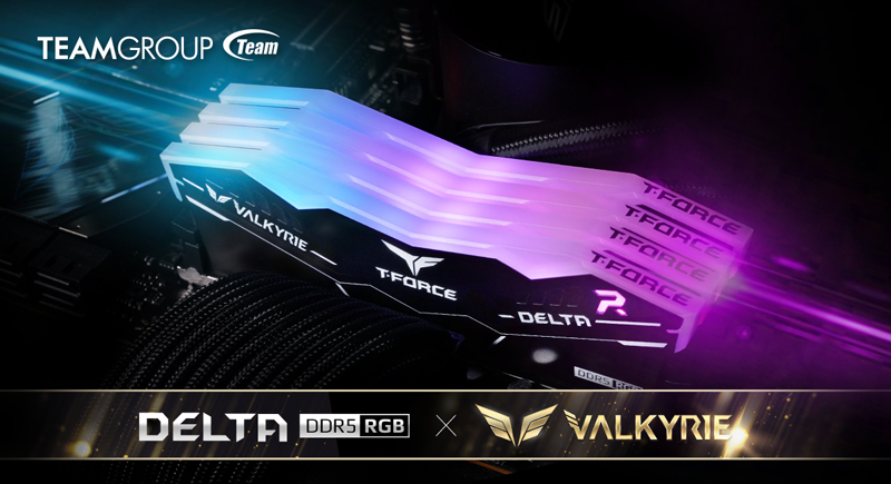 TEAMGROUP and BIOSTAR Bring T-FORCE DELTA RGB DDR5 VALKYRIE Edition