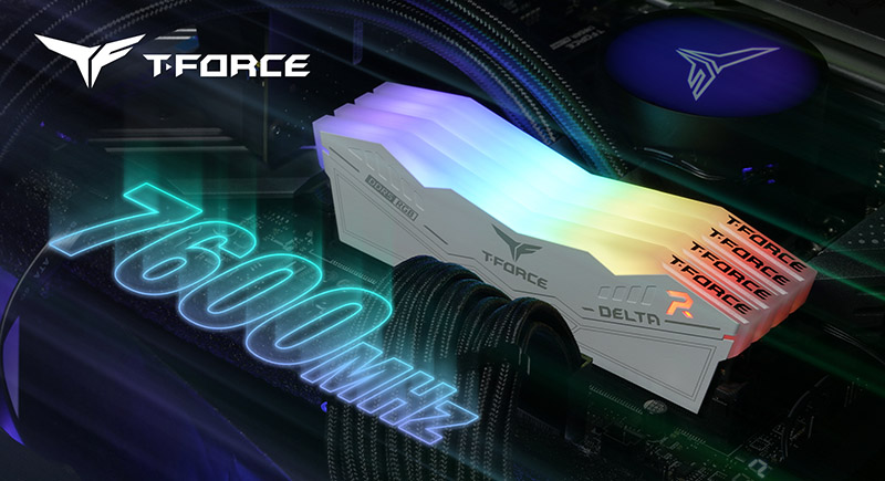 T-FORCE DELTA RGB DDR5 7,600MHz Launching for Intel 13th-Gen Raptor Lake