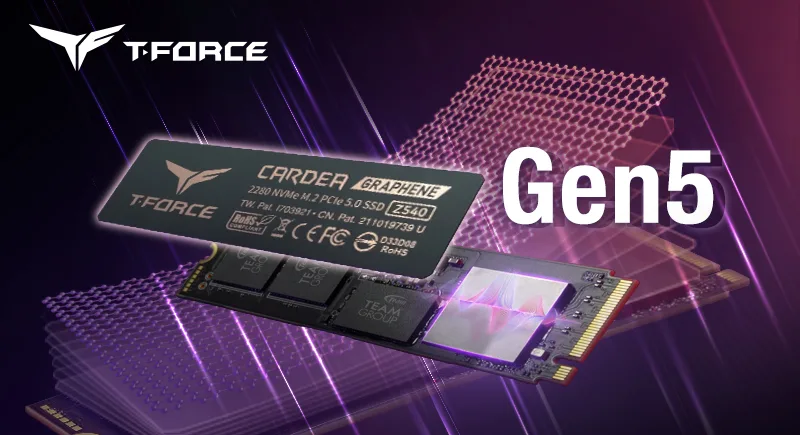TEAMGROUP Releases the Invincible T-FORCE CARDEA Z540 M.2 PCIe 5.0